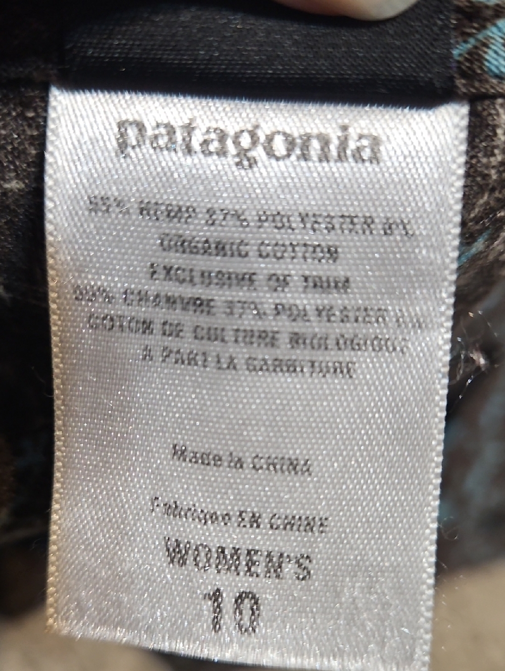 Patagonia Brown Floral-Print Midi Dress with Blue Accents - Picture 9 of 9